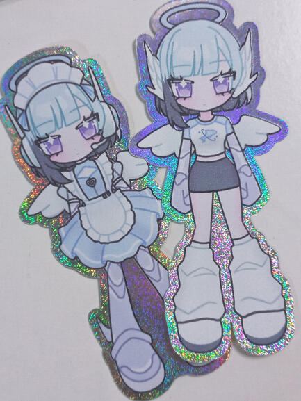 Cythera Glitter Stickers