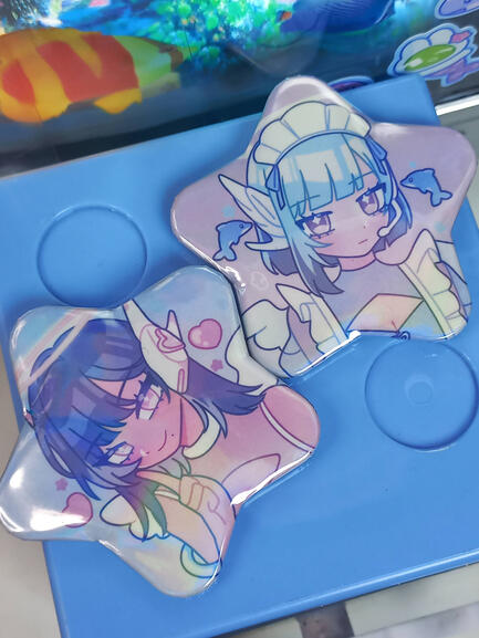 Val & Cythera Star Badges