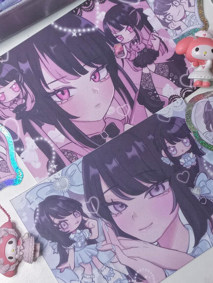Rina &amp; Risa A6 Prints