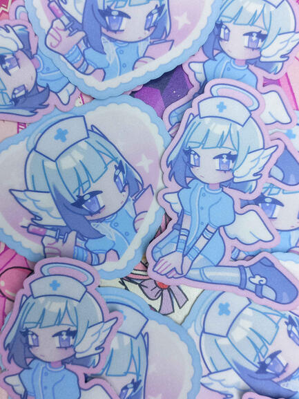 Nurse Cythera Stickers