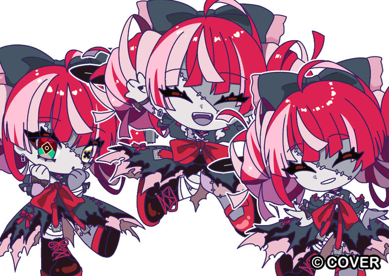 2026 - Kureiji Ollie's Original Song "Kureiji For You" MV Chibi Illustration