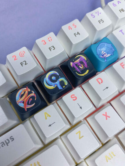 (LoL) Hwei Keycaps Set