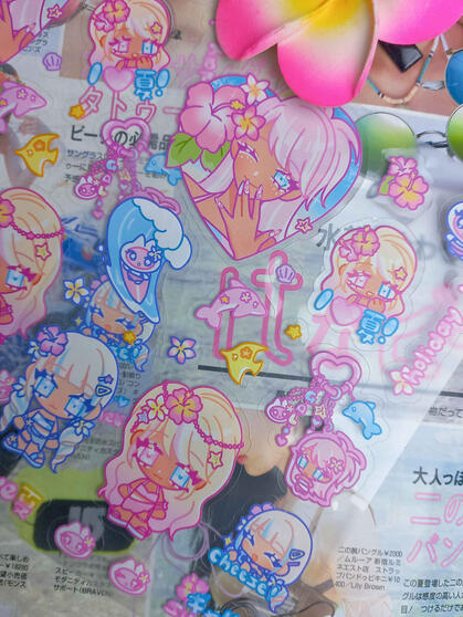 2025 - Gal Holiday Transparent Stickers