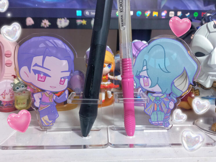2025 - League of Legends Jhin &amp; Hwei Pen Holder Fanmerch